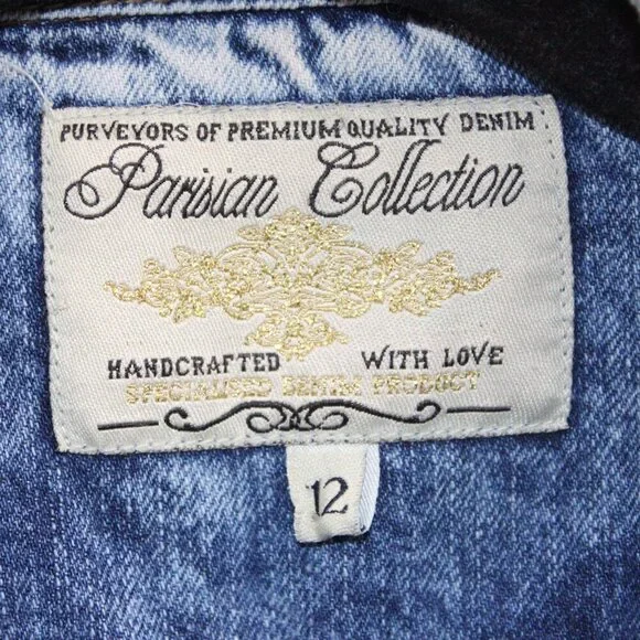 Light Blue Distressed Jean Jacket - Picture 2 of 3